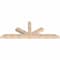 Ekena Millwork Saratoga Smooth Timber Gable Bracket, Douglas Fir, 96"W x 36"H x 5 1/2"D x 5 1/2"F, 9/12 Pitch GBW096X36X0606SAR00SDF - alternate 3